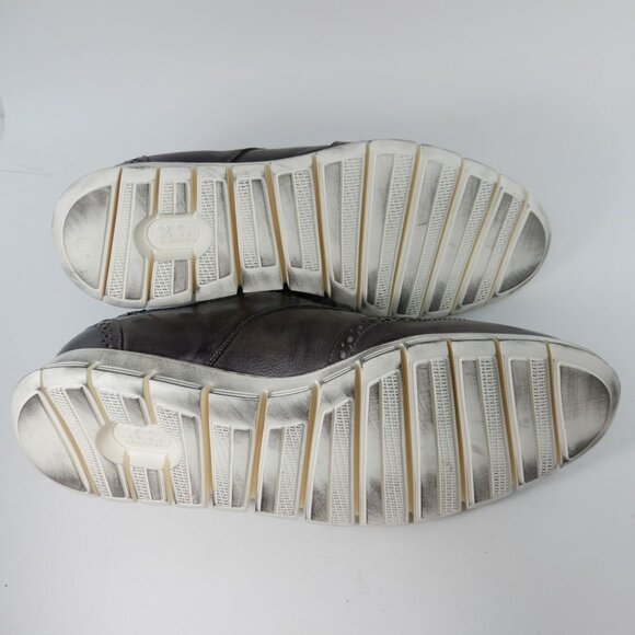 BED STU Men's Cayuga II Wingtip Oxford Sneakers Shoes Size 9.5 Black Leather NEW - Picture 13 of 13